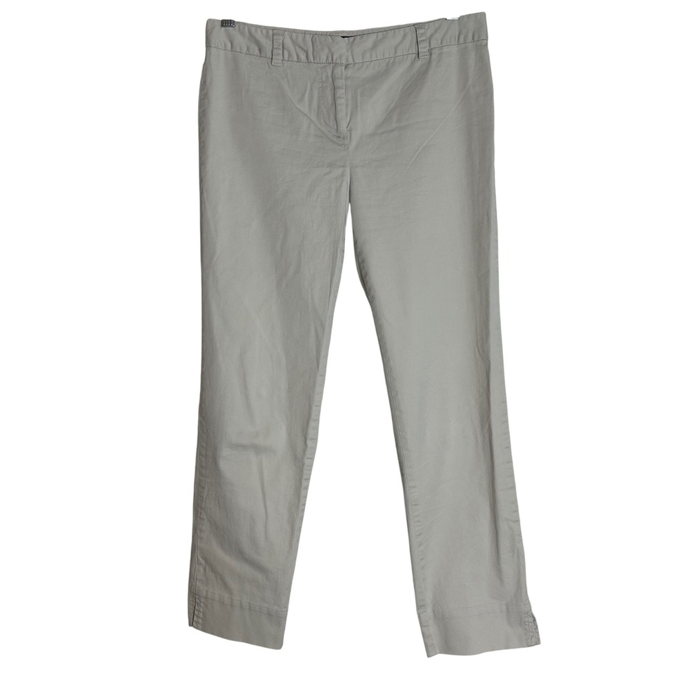Vineyard Vines Khaki Chino Pants Womens 0 Tan Stretch Straight Leg Ankle